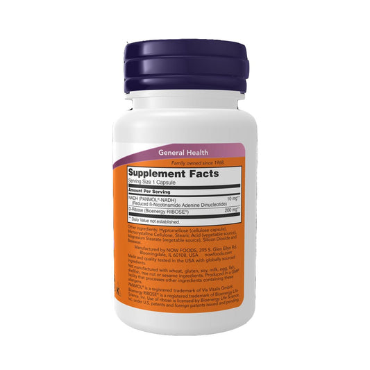 NOW NADH 10mg, 60 Ct
