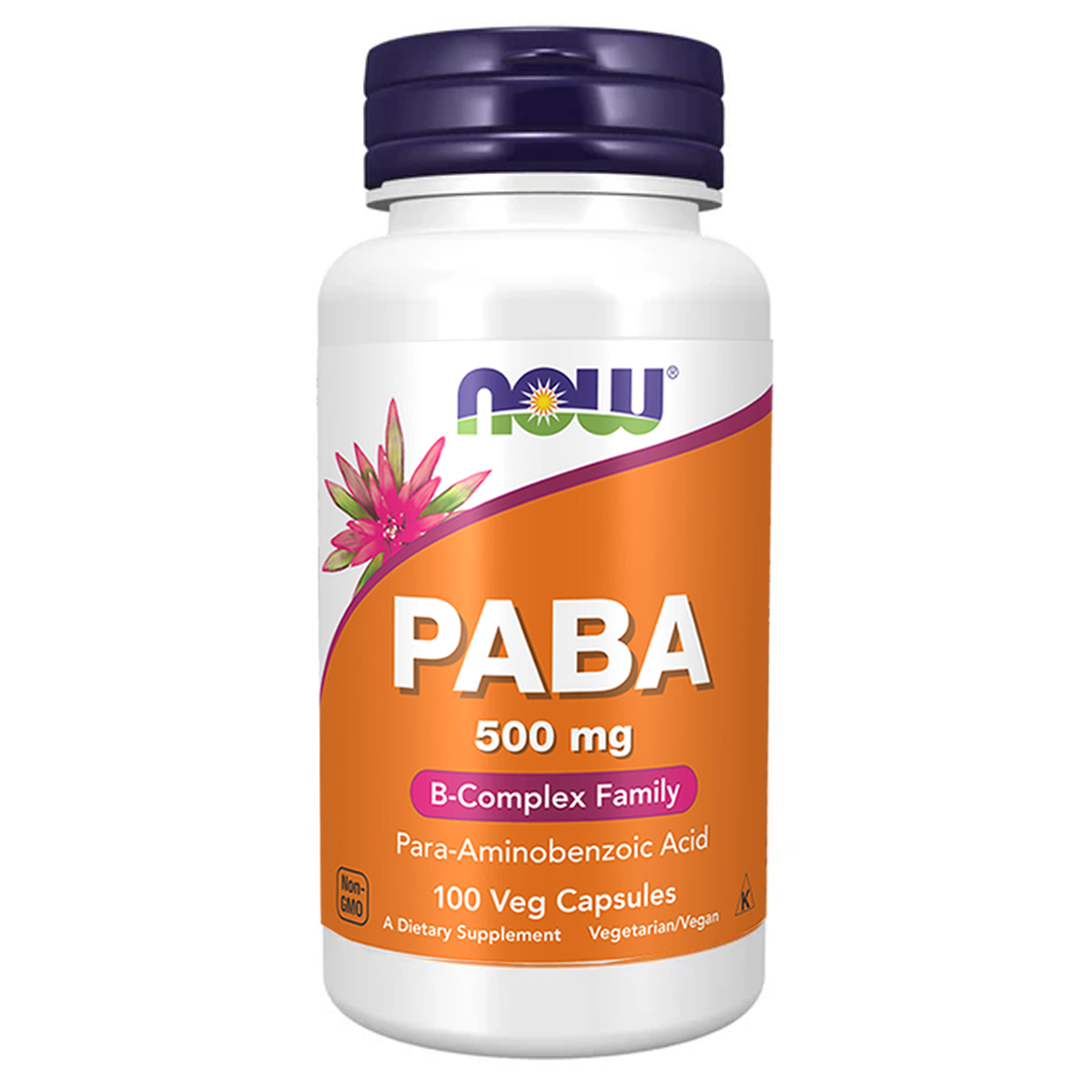 NOW Paba 500mg, 100Ct