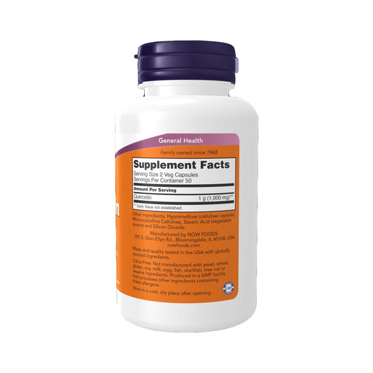 NOW Quercetin 500mg, 100 Ct