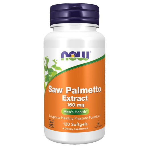NOW Saw Palmetto Extract 160mg, 120Ct