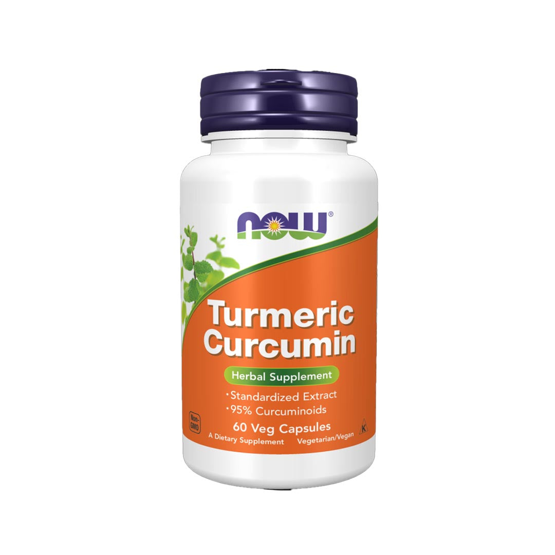 NOW Turmeric Curcumin Extract, 60 Ct