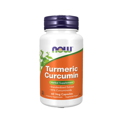 NOW Turmeric Curcumin Extract, 60 Ct