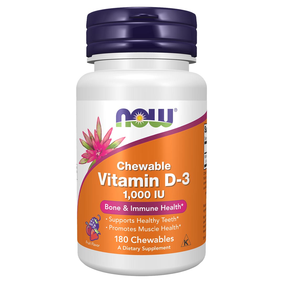 NOW_Vitamin_D-3_1_000_IU_Chewables_180_Ct