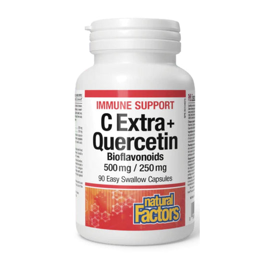 Natural Factors C Extra + Quercetin, 90 Ct