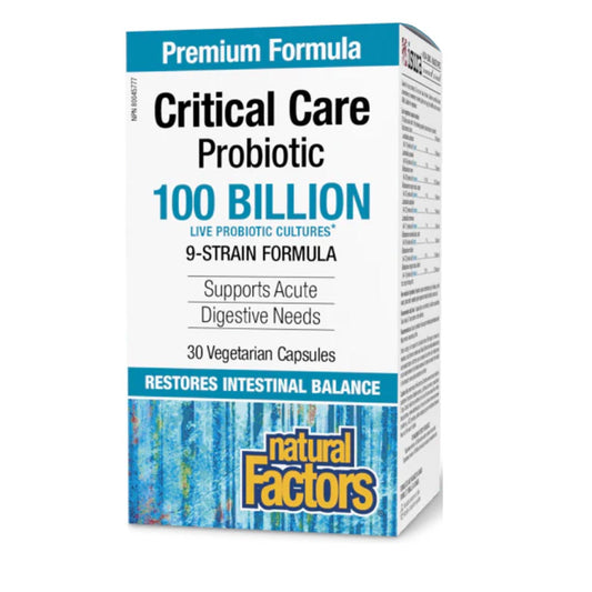 Natural Factors Critical Care Probiotic 100 Billion, 30 Ct