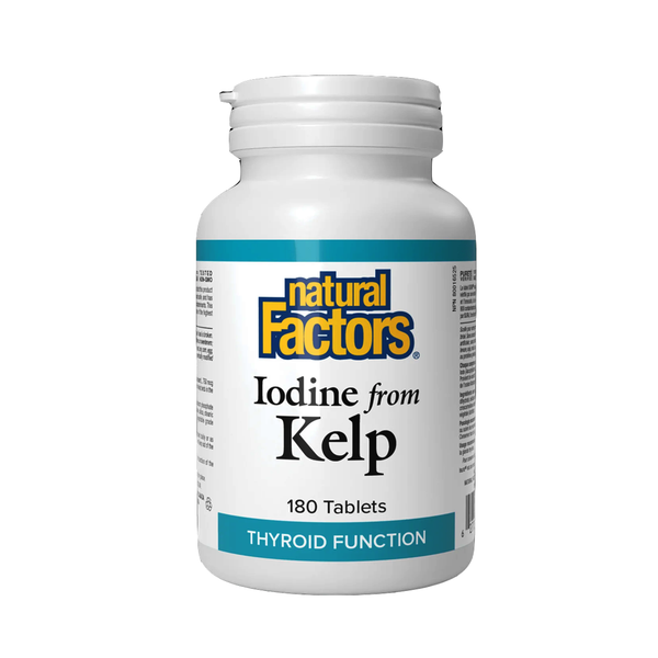 Natural Factors Iodine from Kelp, 180 Ct