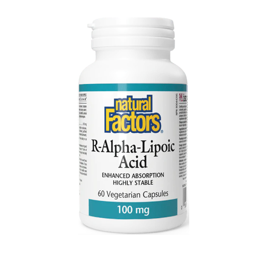 Natural Factors R-Alpha-Lipoic Acid 100mg, 60 Ct