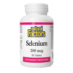 Natural Factors Selenium 200mcg, 90 Ct