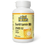 Natural Factors SunVitamin Vitamin D3 Softgels 2500IU
