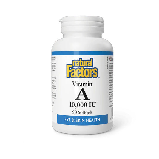 Natural Factors Vitamin A 10,000 IU, 90 Ct
