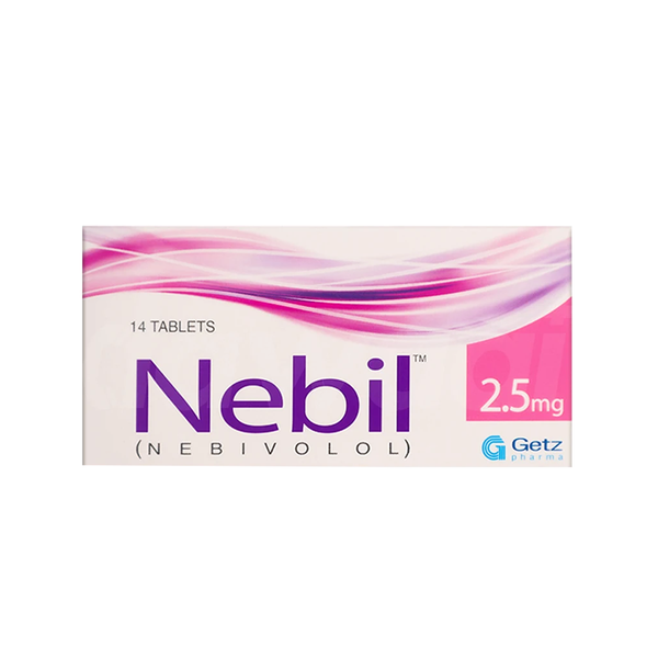 Nebil Tablet 2.5mg, 14 Ct - Getz Pharma