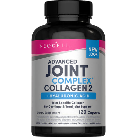 NeoCell Advanced Joint Complex Collagen Type-2 Hyaluronic Acid, 120Ct