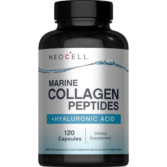 NeoCell Marine Collagen Peptides Hyaluronic Acid, 120 Ct