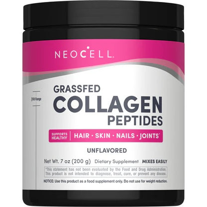 NeoCell Grassfed Collagen Peptides Powder Type 1 & 3, 7 Oz