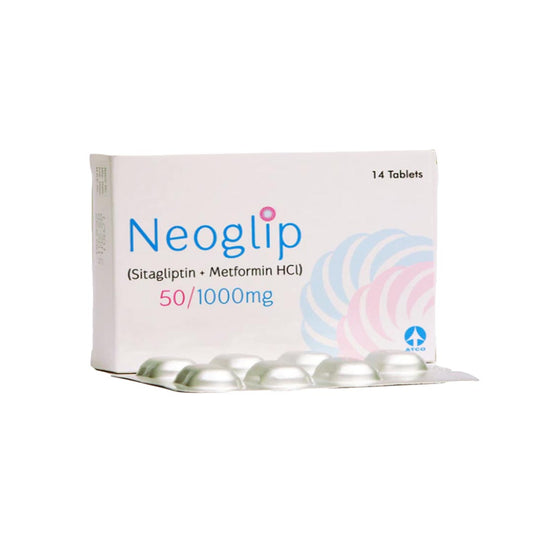 Neoglip Tablets 50/1000mg, 14 Ct - ATCO