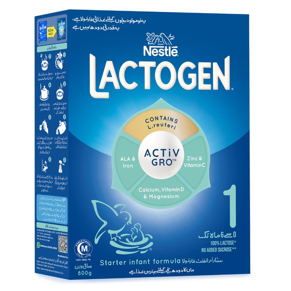 Nestle LACTOGEN 1 Activ Grow Infant Formula, 800g
