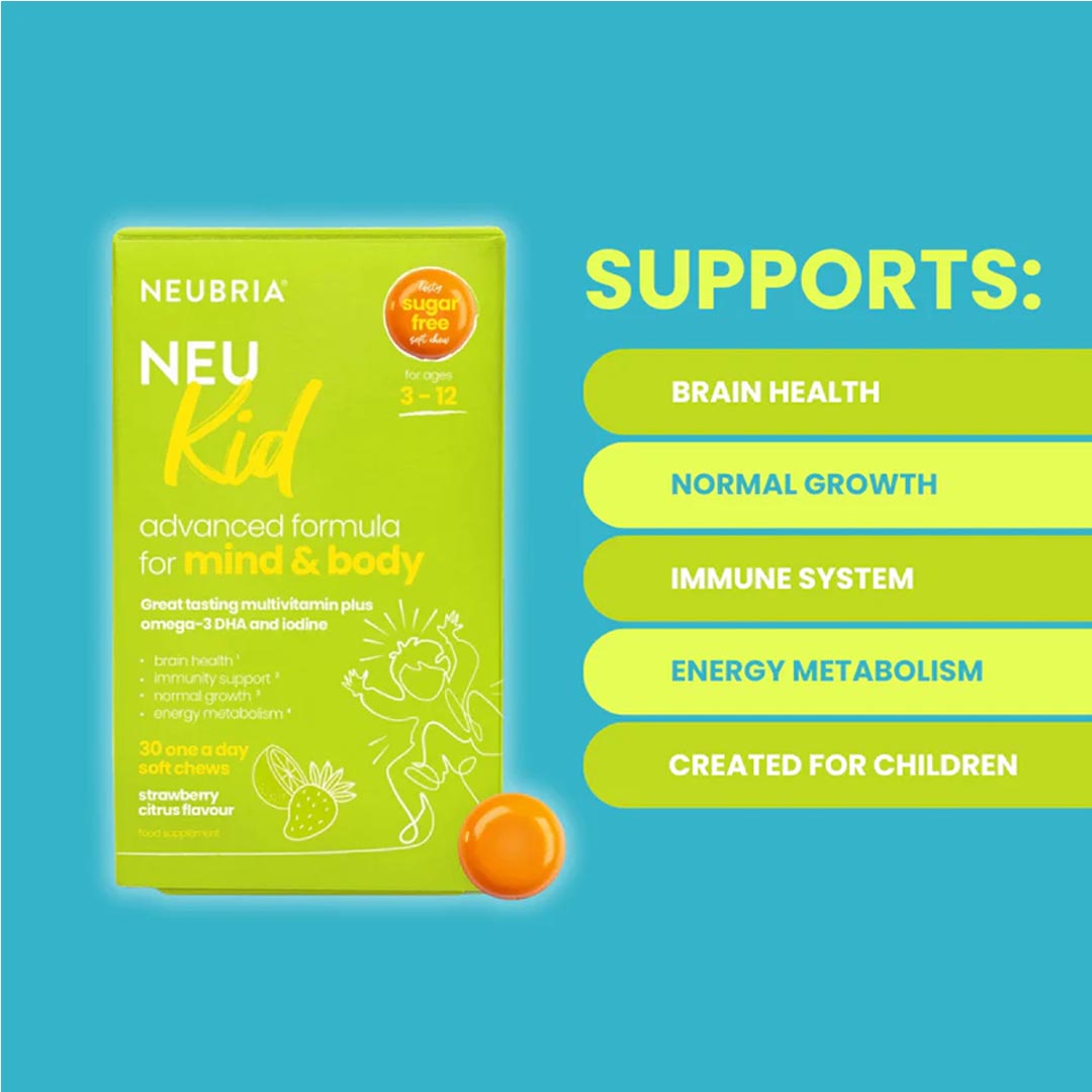 Neubria Neu Kid Multivitamin Plus Omega-3 Soft Chews, 30 Ct