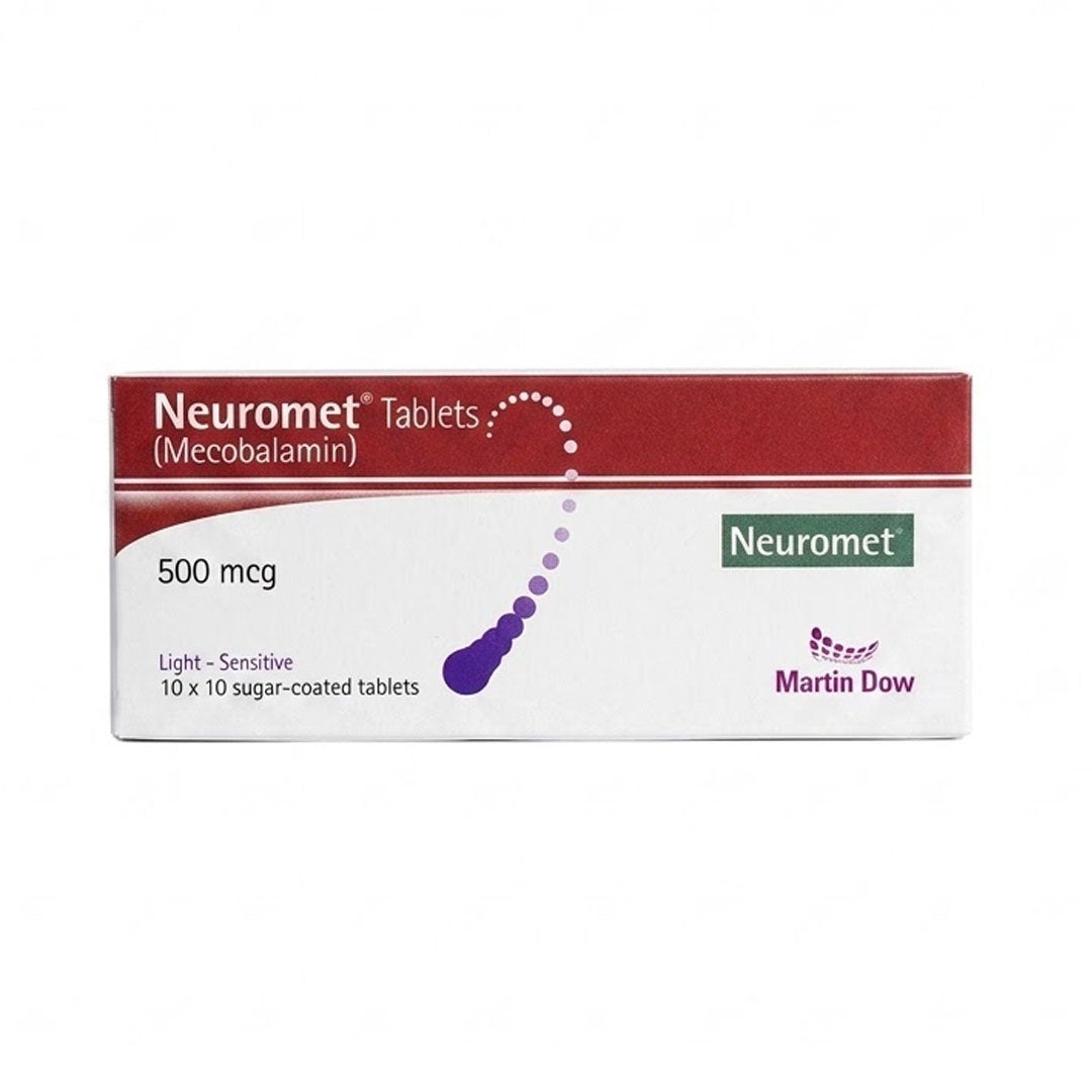 Neuromet (Mecobalamin) 500mcg Tablets, 100 Ct - Martin Dow