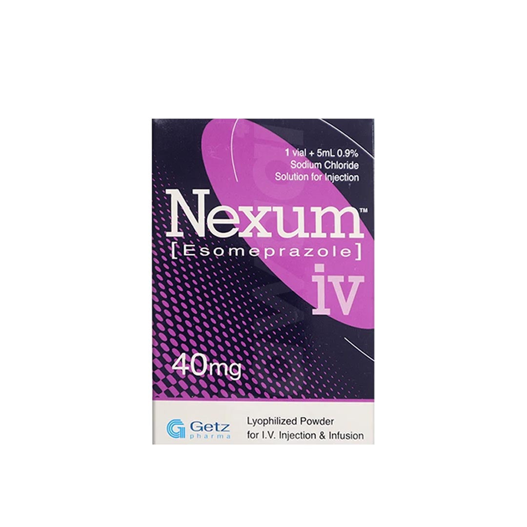 Nexum (Esomeprazole) IV Inj 40mg by Getz Pharma Online in Pakistan ...