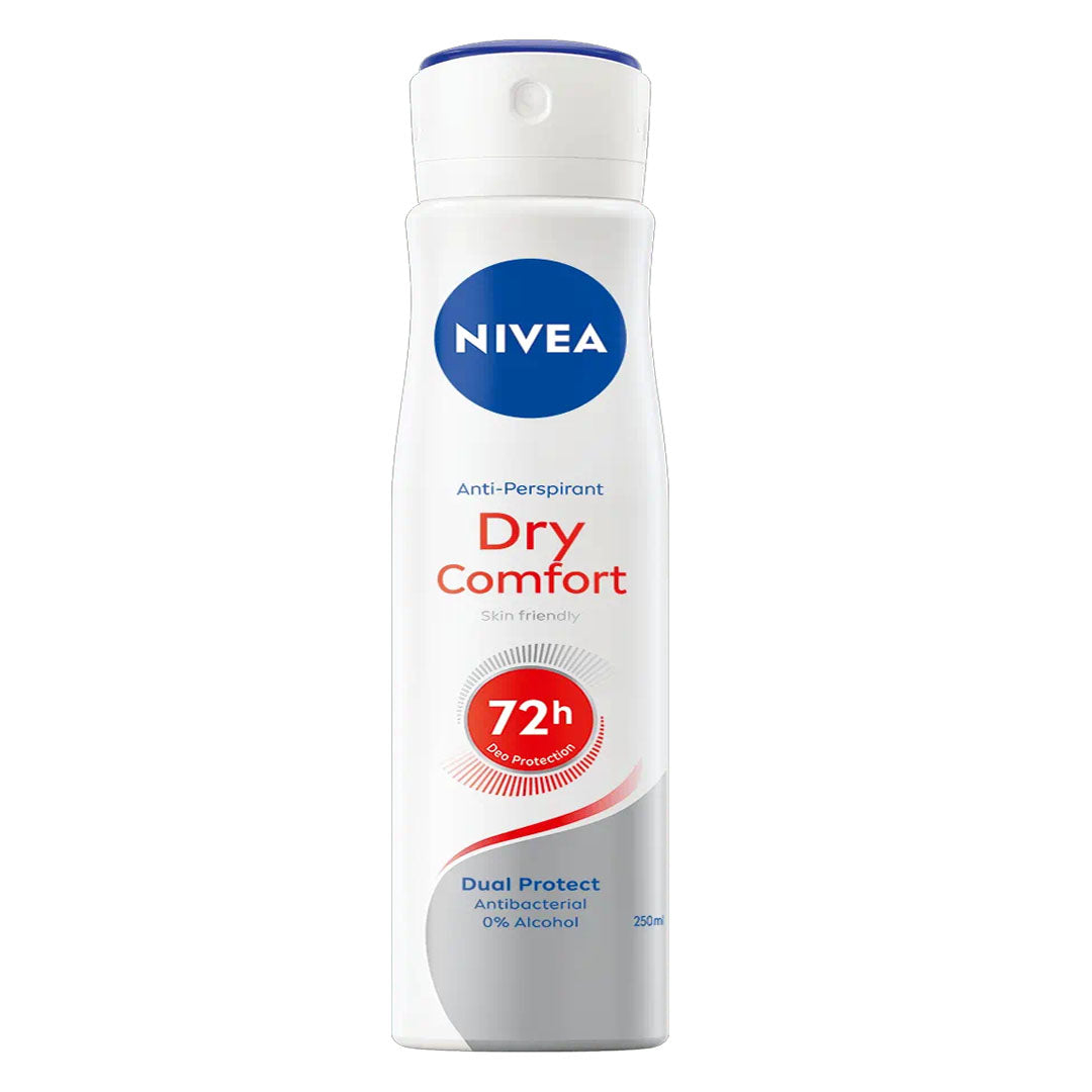 Nivea Dry Comfort Quick Dry Women Body Spray, 150ml