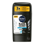 Nivea Men Black & White Invisible Fresh Stick, 50 ml