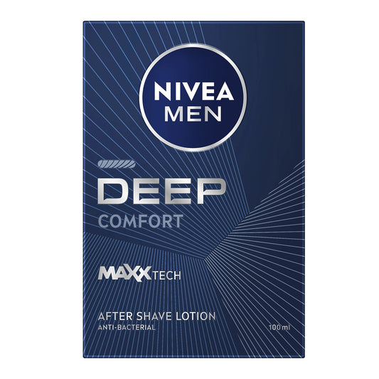 Nivea Men Deep Comfort Maxx Tech After Shave Lotion, 100 ml