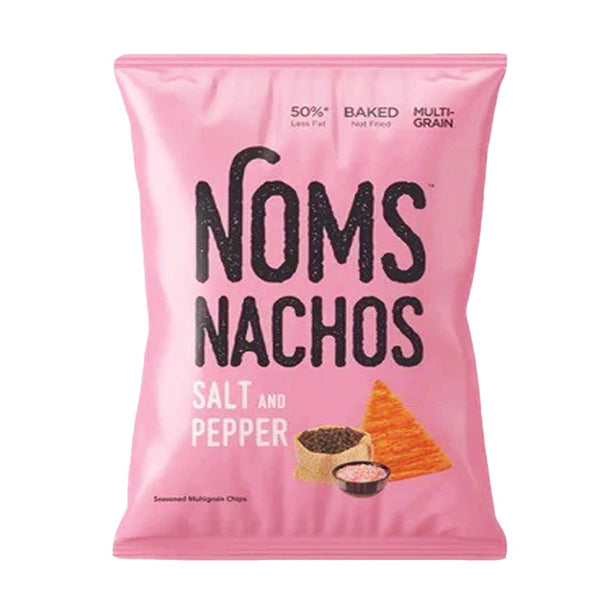 Noms Nachos Pink Salt & Pepper Chips, 64g