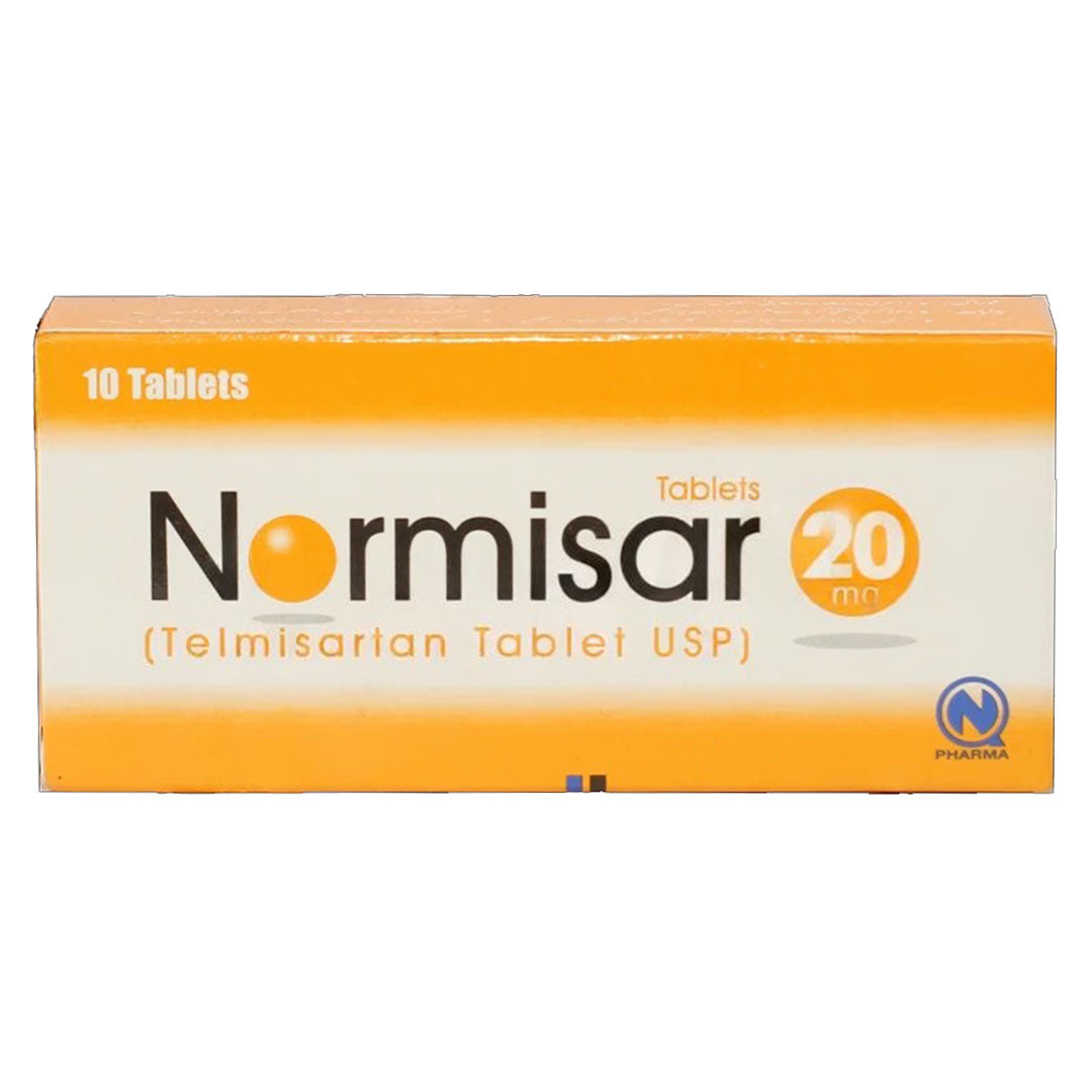 Normisar (Telmisartan) 20mg, 10 Ct - Nabiqasim