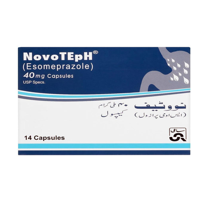Buy Sami Pharma NovoTEpH 40mg, 14 Ct Online in Pakistan | My Vitamin Store