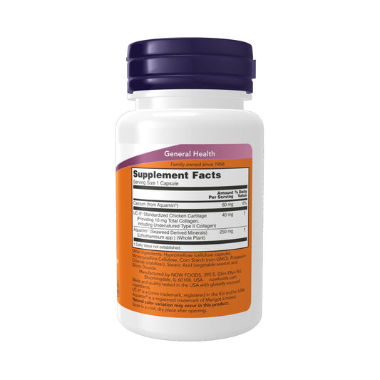 Now UC-II Type II Collagen Capsules 40mg, 60 Ct
