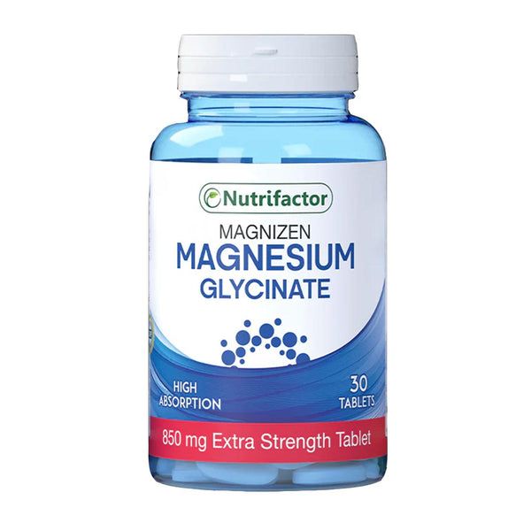 Nutrifactor Magnizen Magnesium Glycinate 850mg, 30 Ct