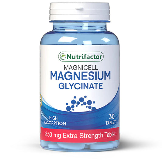 Nutrifactor Magnicell Magnesium Glycinate 850mg, 30 Ct