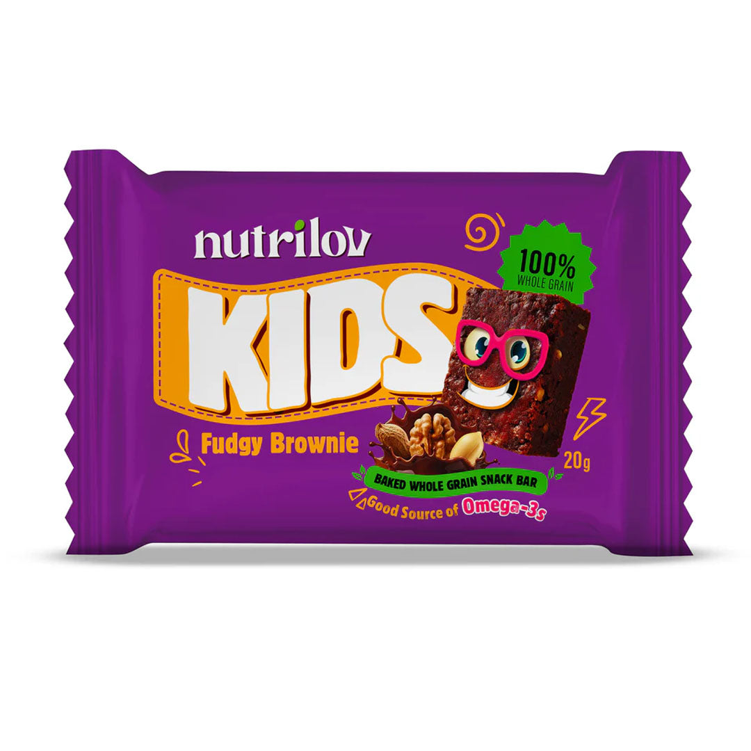 Nutrilov Kids Fudgy Brownie Bar, 20g
