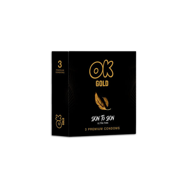 OK Gold Skin to Skin Ultra Thin Condoms_3Ct