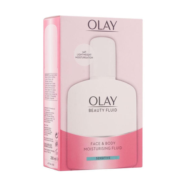 Olay Beauty Fluid Face & Body Moisturizing Fluid, 200ml