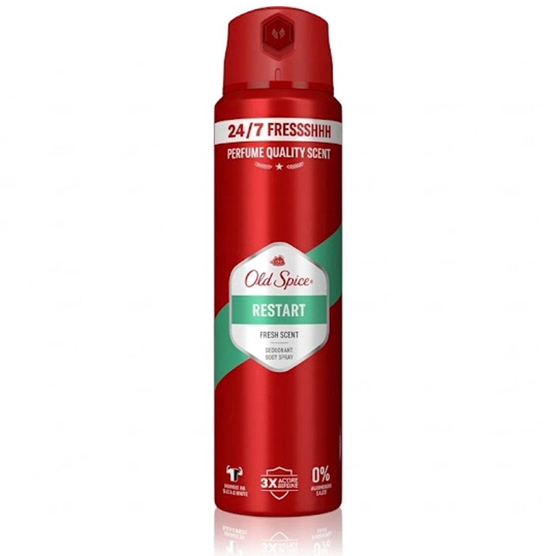 Old Spice Restart Fresh Scent Deodorant Body Spray, 150 ml