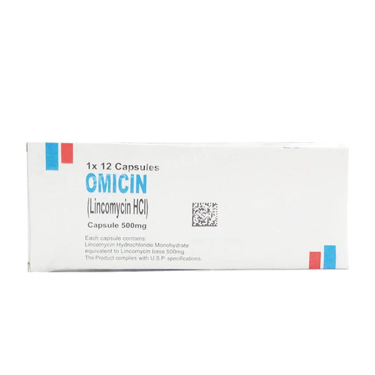 Omicin Capsules 500mg, 12 Ct - SJG Pharma