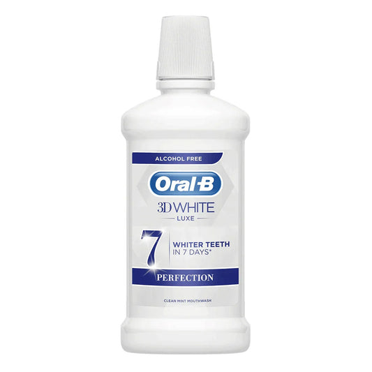Oral-B 3D White Luxe Perfection Mouthwash, 500 ml