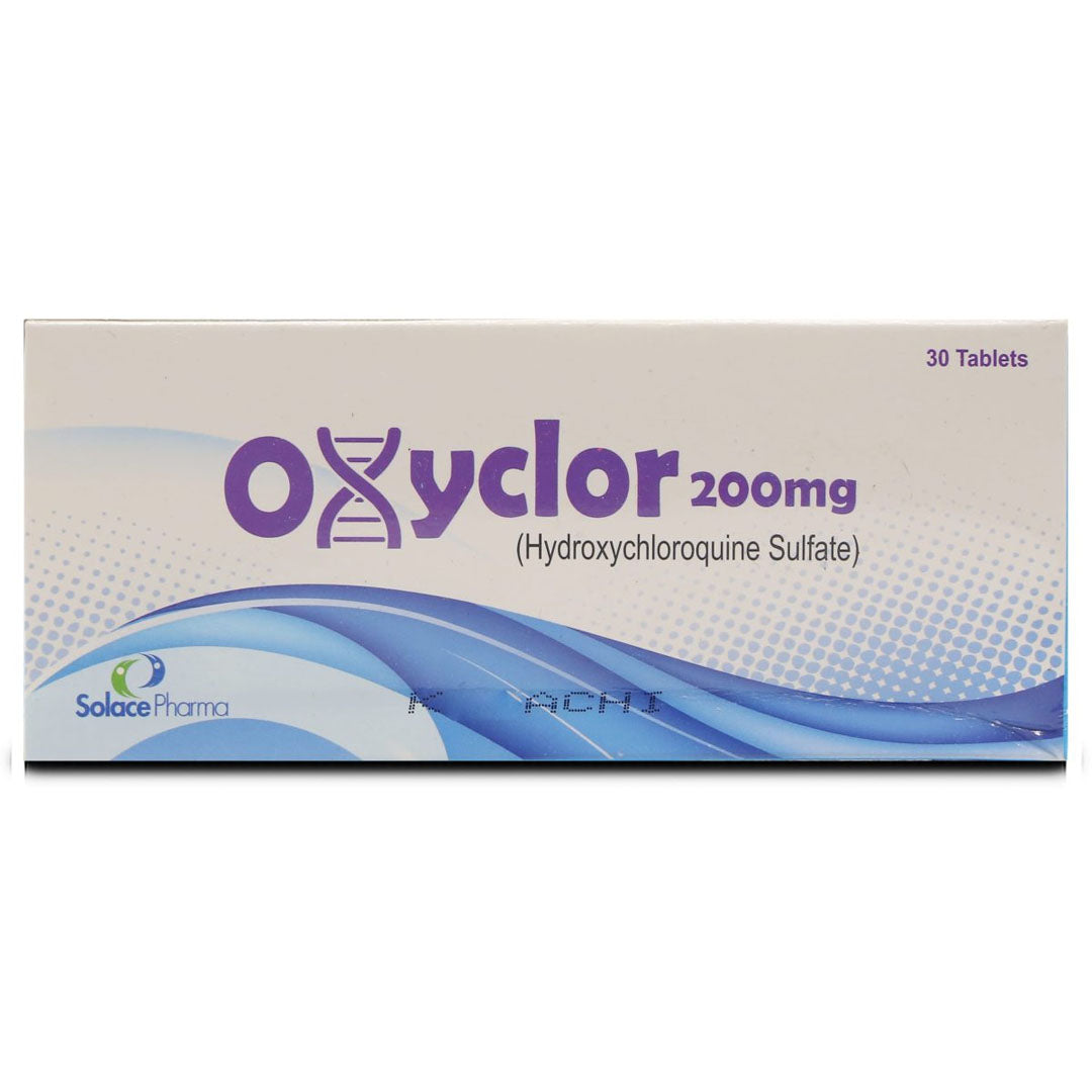 Oxyclor (Hydroxychloroquine Sulfate) 200mg, 30 Ct - SJG Pharma