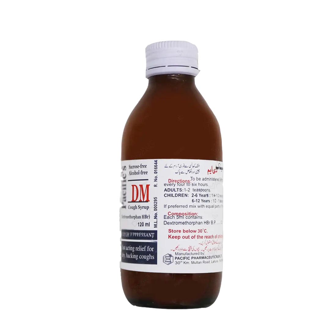 Buy Pacific's DM Syrup, 120 ml Online in Pakistan | My Vitamin Store
