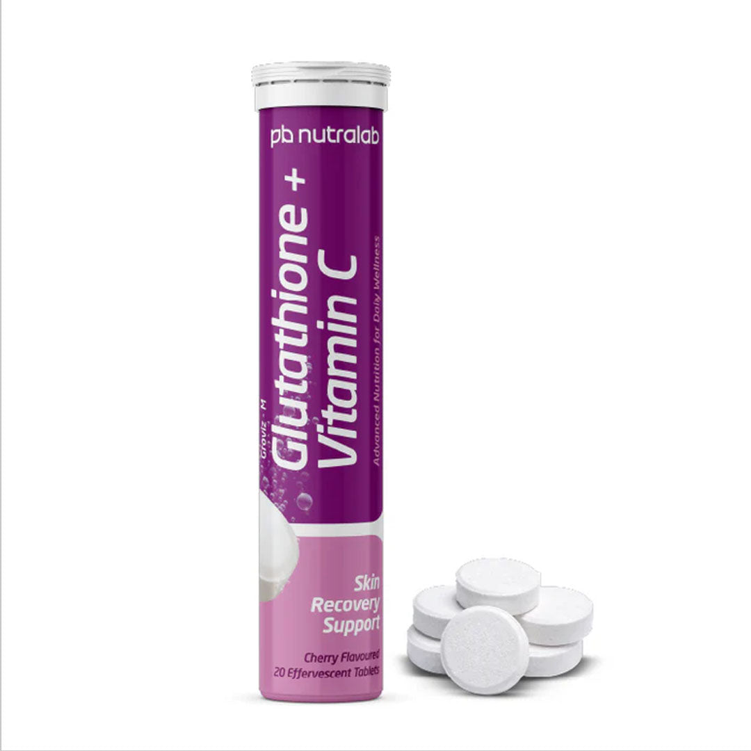Paul Brooks Glutathione + Vitamin C Tablets, 20 Ct