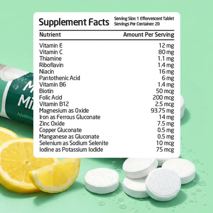 Paul Brooks MultiVitamin + Minerals Tablets, 20 Ct