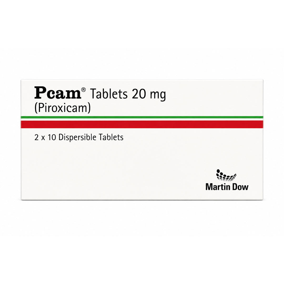 Pcam (Piroxicam) 20mg, 20 Ct - Martin Dow