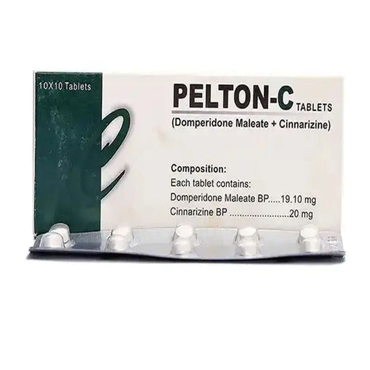 Pelton-C (Domperidone Maleate) Tablets, 100 Ct - Global Pharma