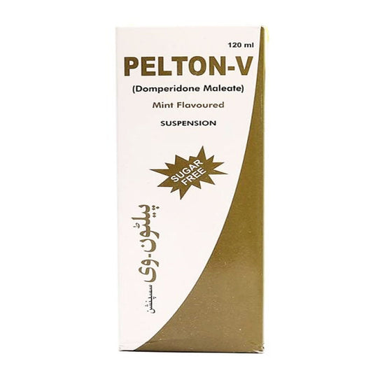 Pelton-V (Domperidone Maleate) Suspension, 120ml - Global Pharma