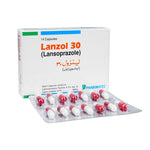 Pharmatec Lanzol 30 (Lansoprazole) Capsule 30mg, 14Ct
