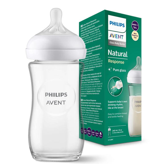 Philips Avent Natural Response Feeder (Glass), 240ml
