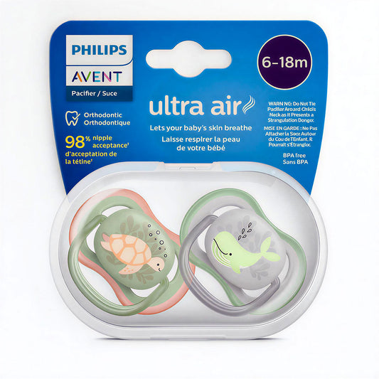 Philips Avent Soother Ultra Air (SCF 085/60) 6-18m, 2 Ct