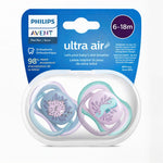 Philips Avent Soother Ultra Air (SCF 085/61) 6-18m, 2 Ct