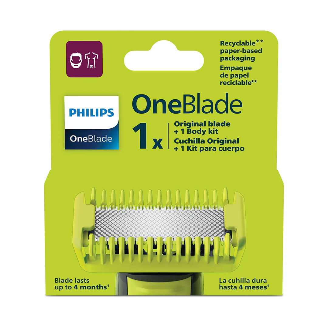 Philips OneBlade Original Blades + 1 Body Kit, (QP610/51)